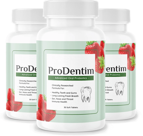 Three bottles of ProDentim, 90-day supply