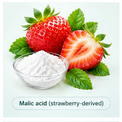 Malic acid (strawberry-derived)